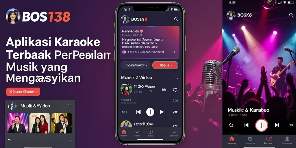 Tampilan antarmuka <strong>BOS138</strong> yang intuitif dan mudah digunakan untuk karaoke.